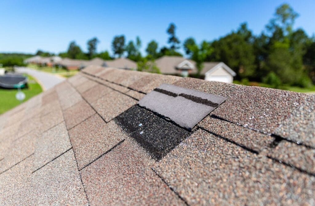 roof storm damage in Dallas